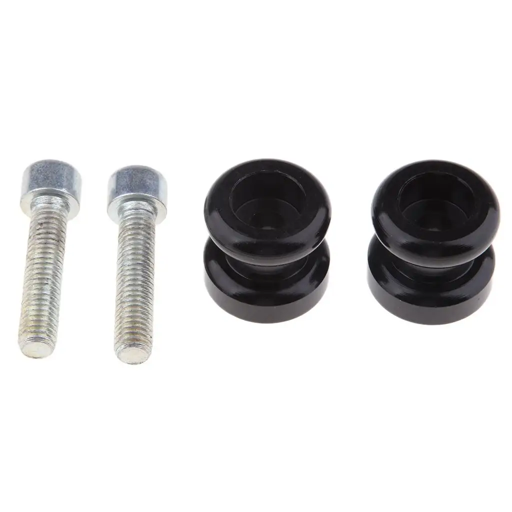 Alloy Paddock Stand Swingarm Bobbins M8 Durable Sliders Universal Motorcycle Accessory for Lifting and Repair