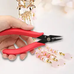 Bead Crimping Tool DIY Flat Pliers Professional Multi Functional Jewelry Pliers for Beading Wrapping Necklace Earring Crafting