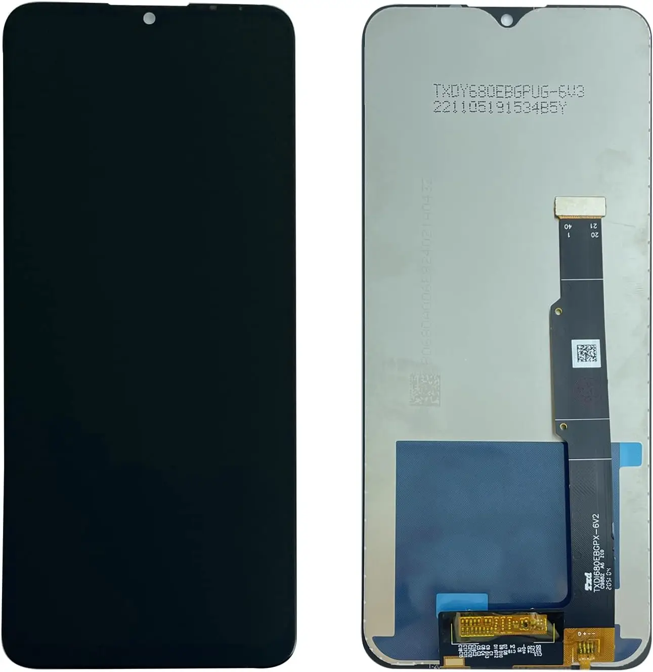 Замена ЖК-экрана для TCL 20 SE 6,82 дюйма, T671O, ЖК-дисплей с сенсорным экраном и инструментами для ремонта