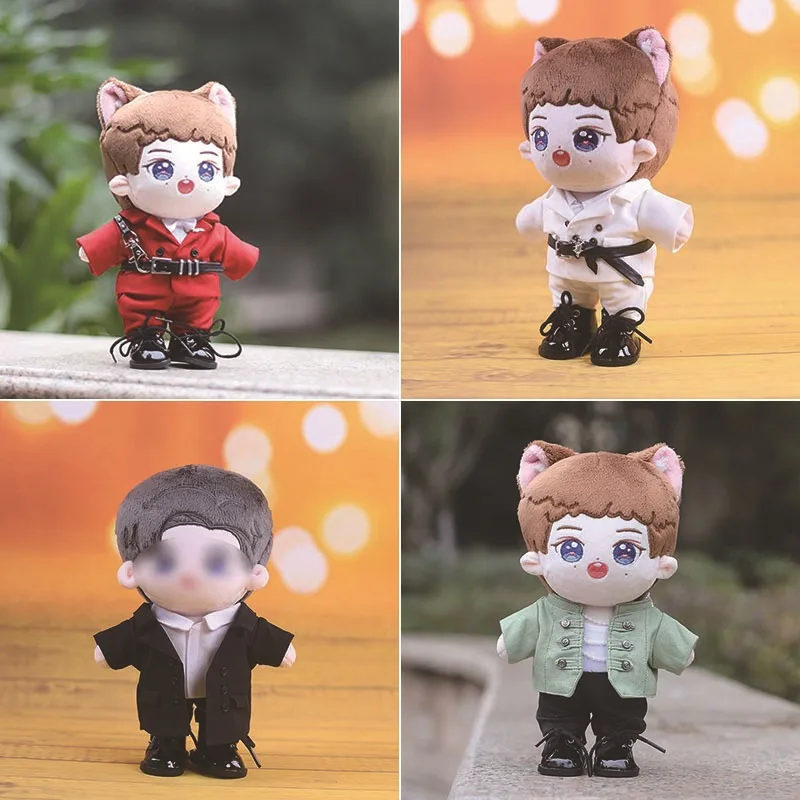 

20CM Star Doll Clothes Suit Dress Up 11 Style To Choose Cute Plush Dolls Accessories Generation Kpop EXO idol Dolls DIY Toys