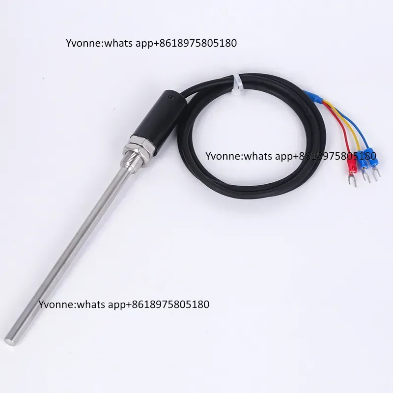 Temperature probe three-wire thermal resistance, waterproof CU50 copper resistance WZP-035 temperature sensor