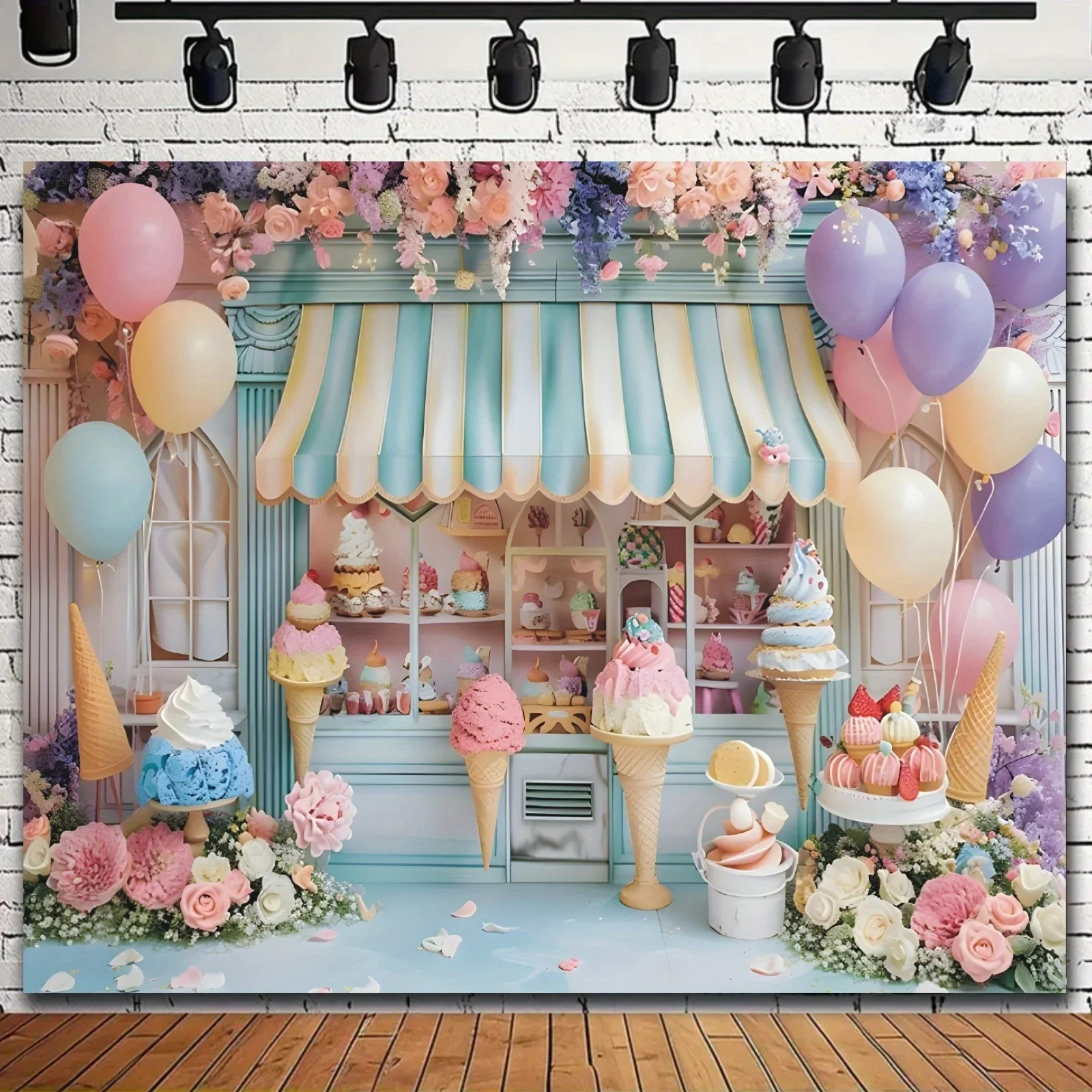 

VIKAMA Фэнтезийный десертный магазин арка фон детский день рождения декоративный фон семейный портретный фон для фотосъемки