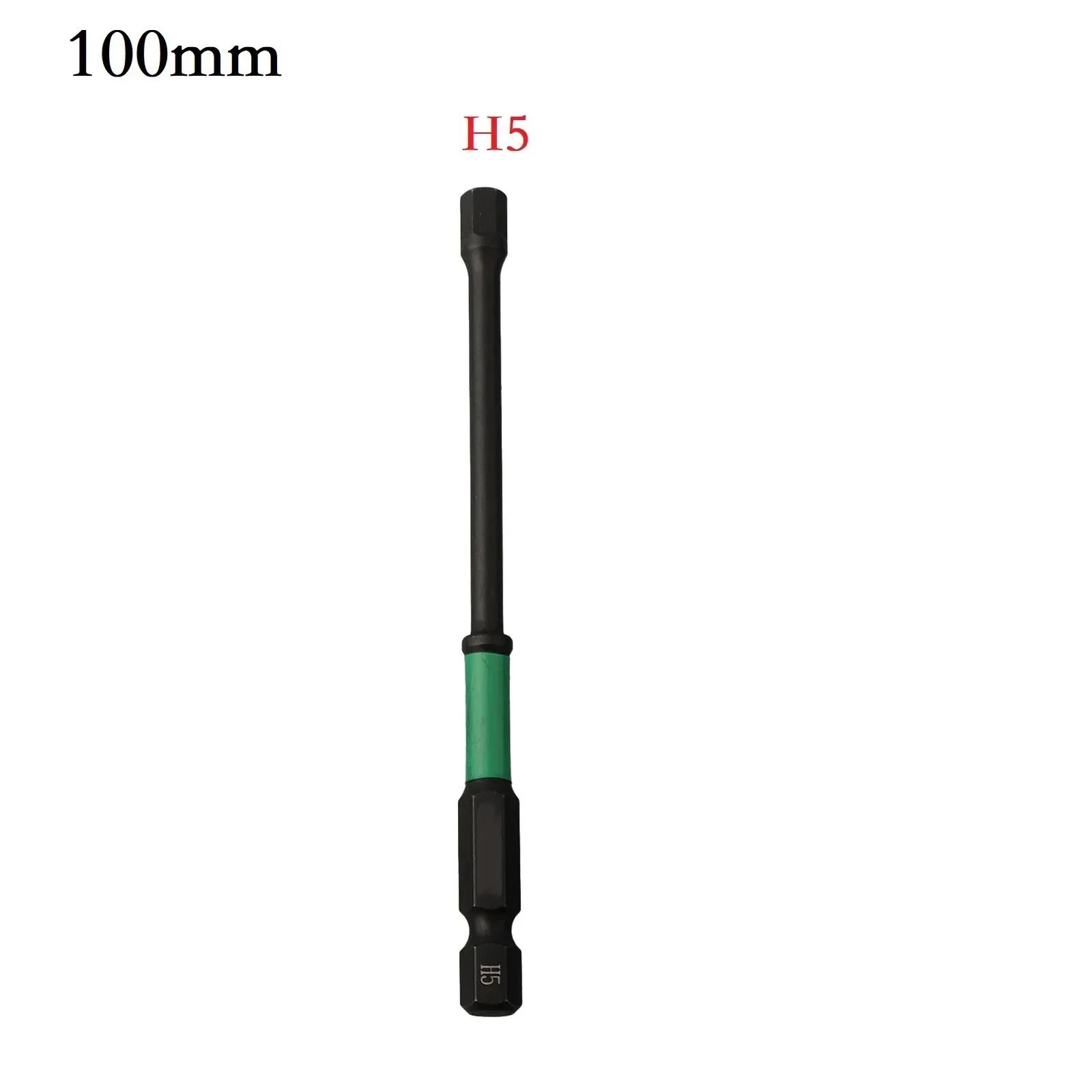 Broca de destornillador hexagonal de 1/4 pulgadas, taladro eléctrico de cambio rápido, 100mm de longitud, llave de cabeza hexagonal, juego de brocas, herramientas manuales