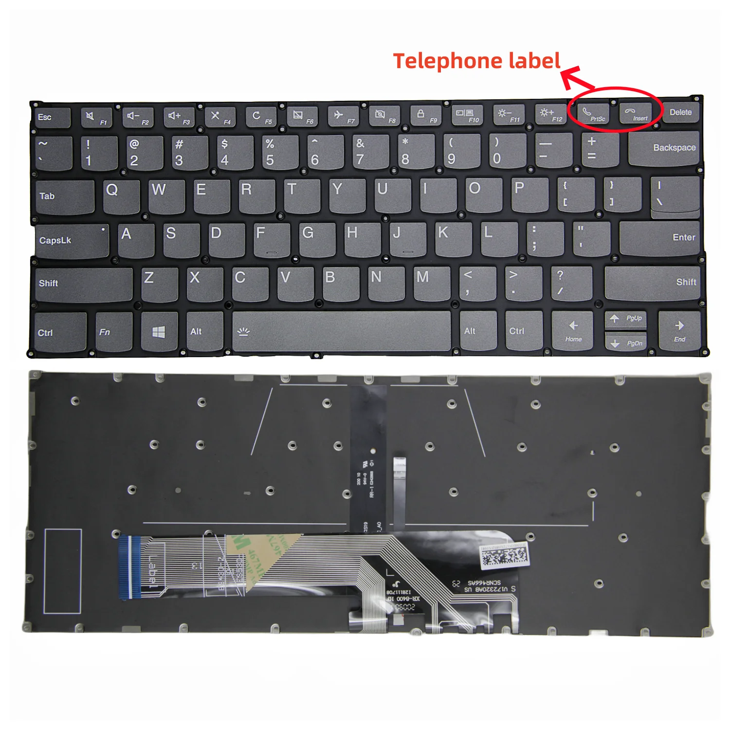 New Original For Lenovo Ideapad flex 6 14ikb AIR14IKB AIR13IWL Air15IKBR Air14IWL E4-IML K3-IWL E4-IIL K4E-IML K3-IML Keyboard