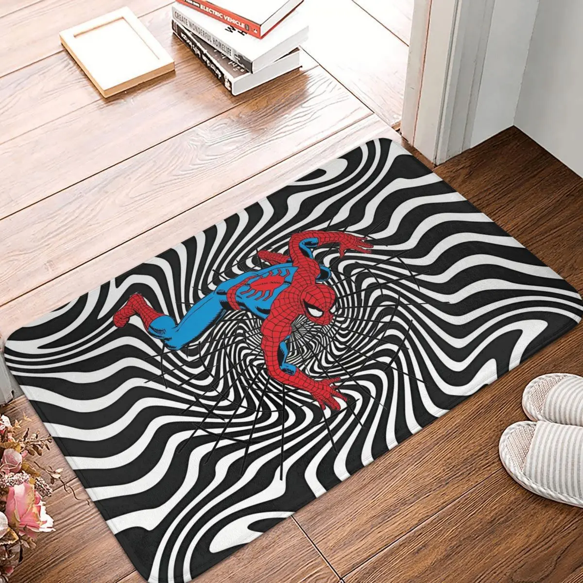 Brilliant Anti-Slip Doormat Bath Mat Spider-Man Floor Carpet Welcome Rug Indoor Decorative