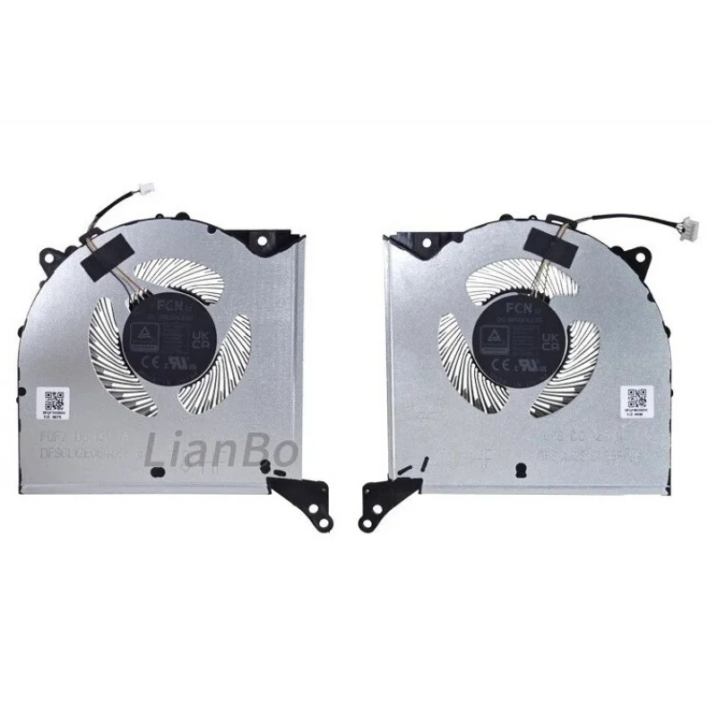 

LL+ New For Lenovo Legion Pro 7 16IRX9H Laptop CPU & GPU Cooling Fan L+R DC12V