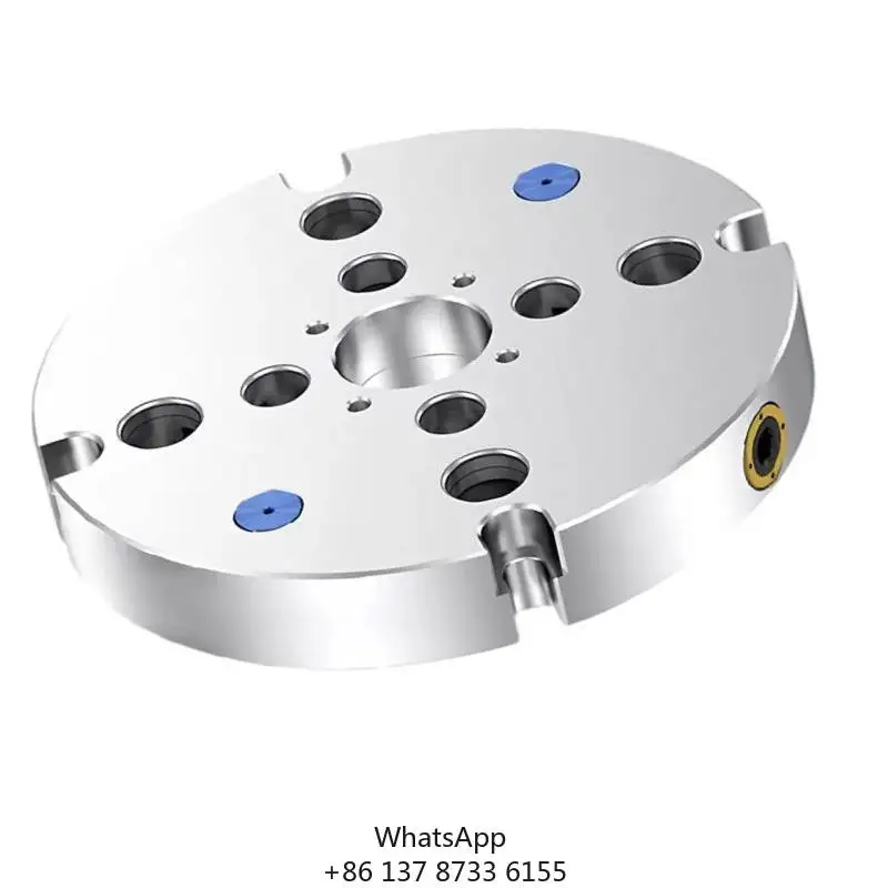 Round Robust CNC Base Plate ZPP TO9652-200 For 5 Axis Vices, Workholding Clamping Machining