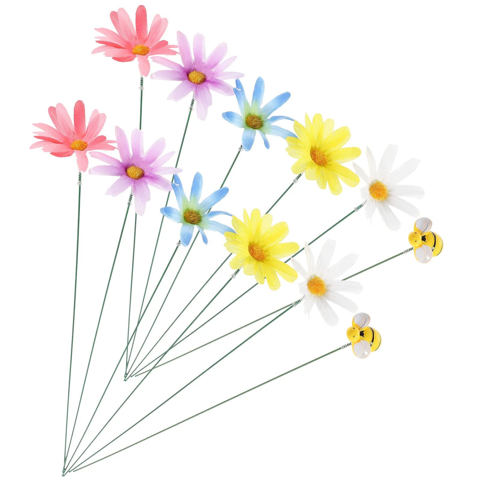 

1 Set Garden Stake Flower Decoration Lawn Ornament Delicate Bee Decorative Plant Stakes Durable Outdoorgarden Sculptures Statues