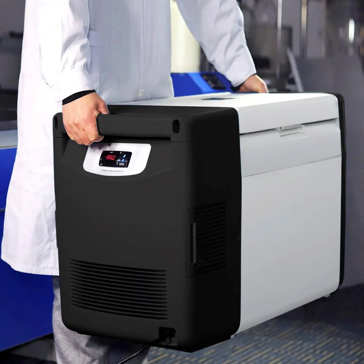 

Best selling Cryogenic Mini Car Refrigerator 25L Portable Ultra Low Freezer for Lab