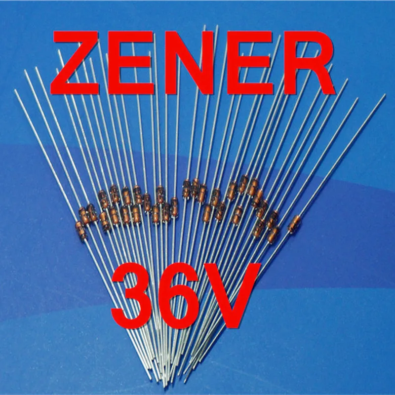 ( 500 pcs/lot ) 36V 1/2W Zener Diode, 0.5 Watt, DO-35 Package.