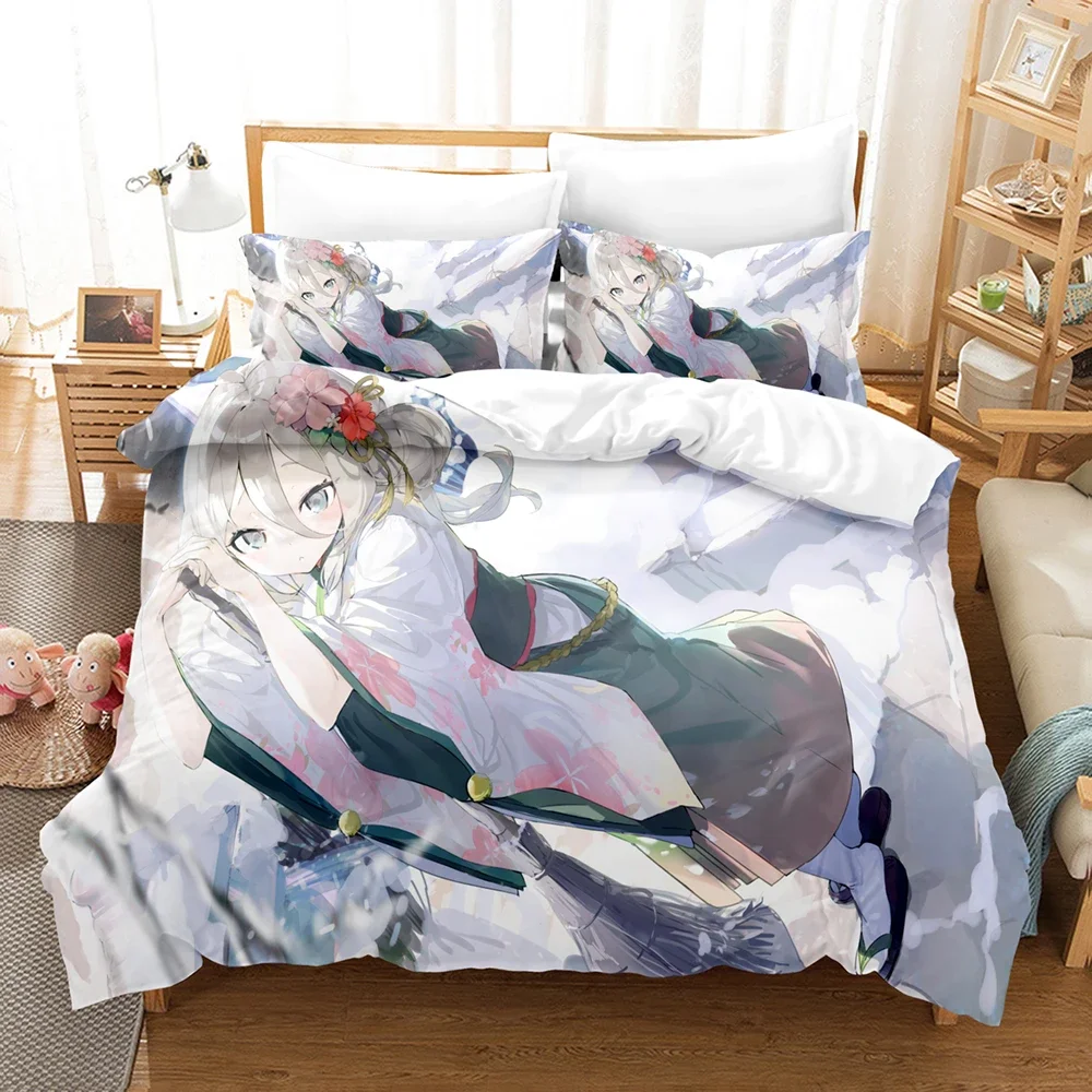 3D Print Anime Girls The Ryuo's Work Is Never Done Bedding Sets Duvet Cover Set With Pillowcase Twin Full Queen King Bedclothes