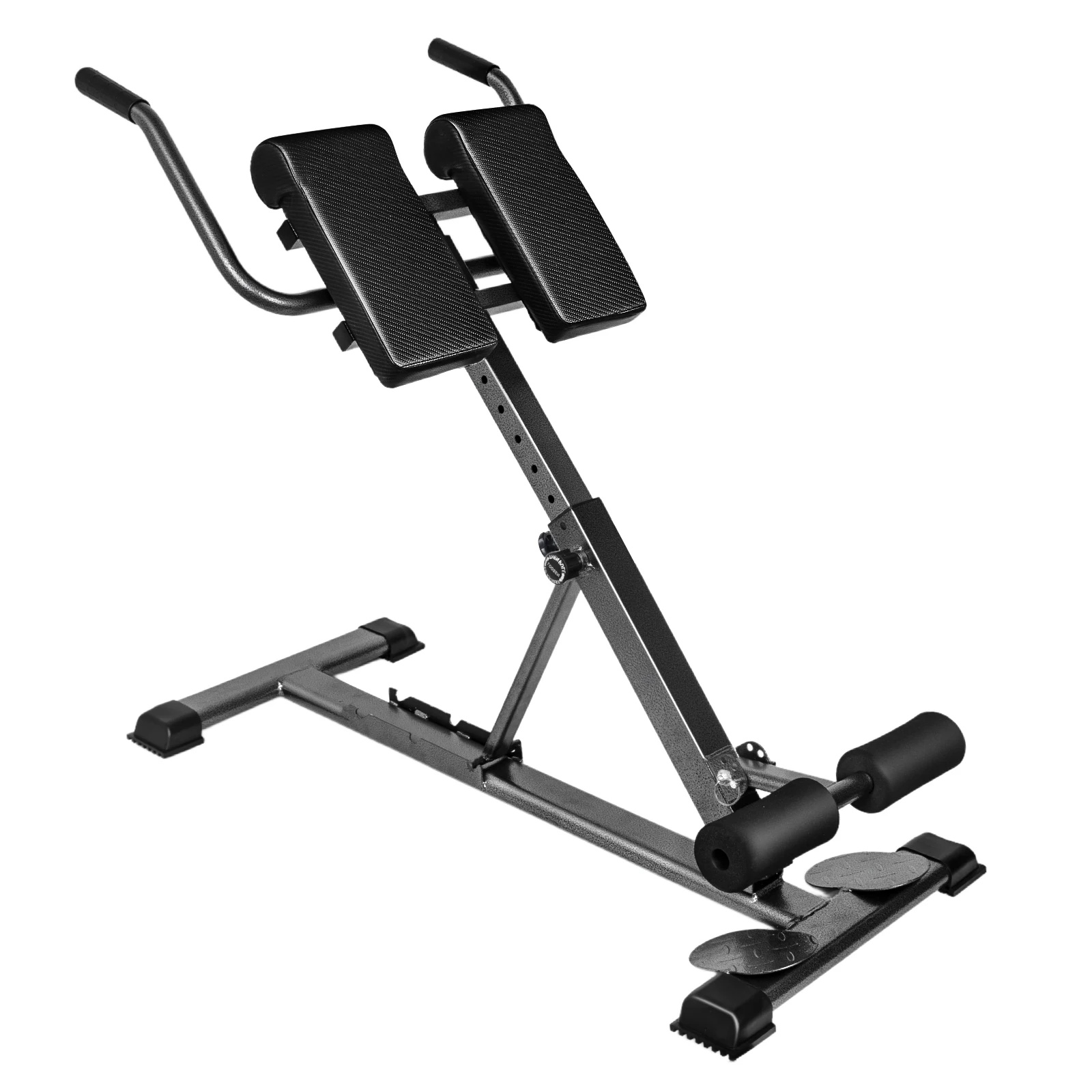 Römischer Stuhl Hyperextension für Rückentraining Faltbare Fitnessbank Belastbar bis 150kg Höhenverstellbarer Bauchtrainer Fitnessgerät