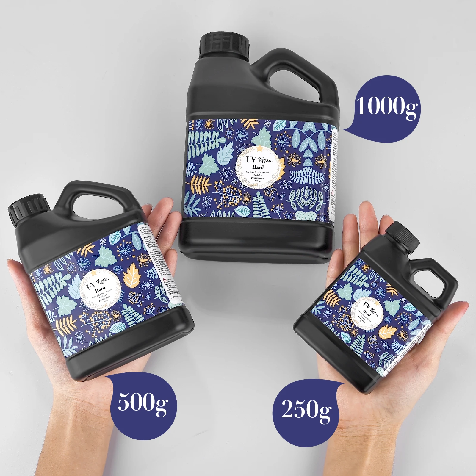 250 جرام/500 جرام/1000 جرام UV الراتنج الغراء راتنجات الايبوكسي DIY بها بنفسك مجوهرات عالية الشفافية التجفيف السريع صلابة عالية رقيقة UV الراتنج الغراء الحرفية ديكور