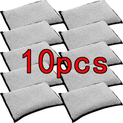 10pcs Suede Sponge Car Wash Pad Soft Absorbent Detailing Bristle Cleaning No Scratch Microfiber Scrubbing Car Detailing Sponge