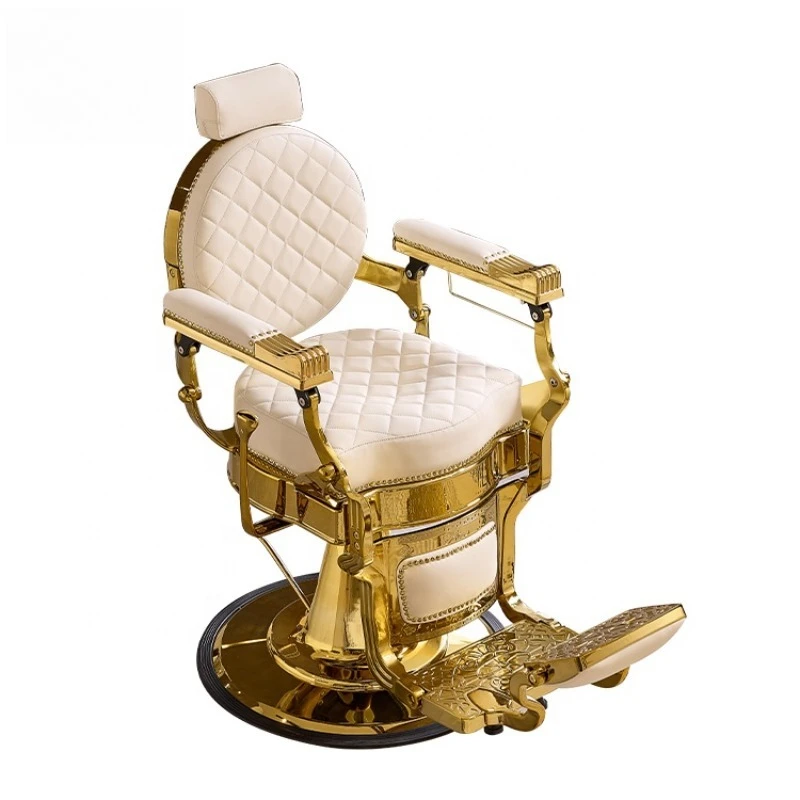 

Hair Salon Furniture Vintage Barber Chair Hairdressing Hydraulic Recliner Heavy Duty Barber Chair