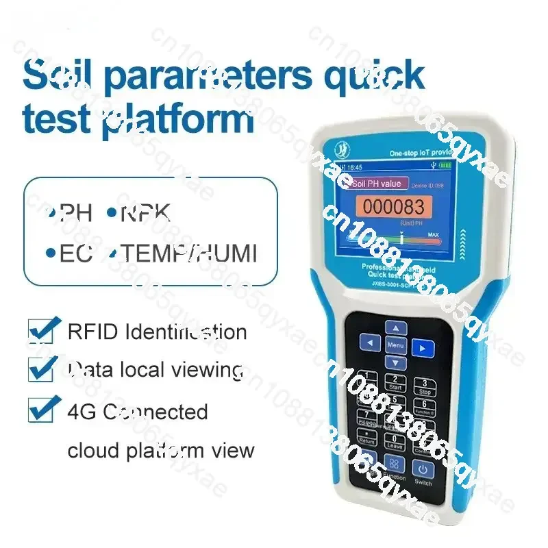 JXBS-3001-SCY-PT-NPK  Handheld High Speed Measurement Ph Temperature Moisture Ec Npk  Soil Npk Analyzer