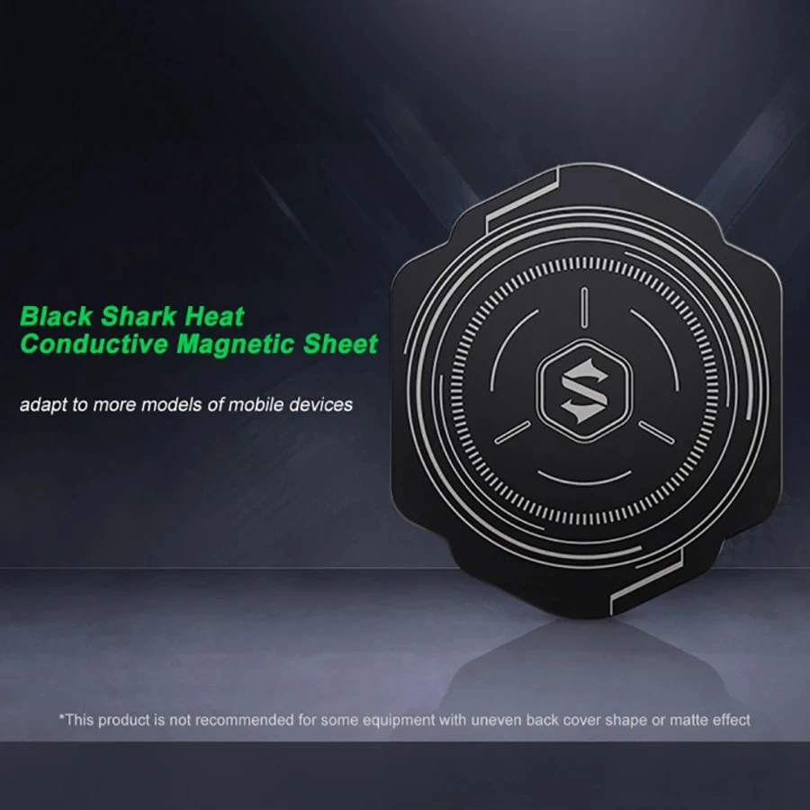 الأصلي الأسود القرش المغناطيسي موصل للحرارة ل برودة المغناطيسي دعم آيفون 12/13 برو ماكس شاومي الهاتف حامل مغناطيسي