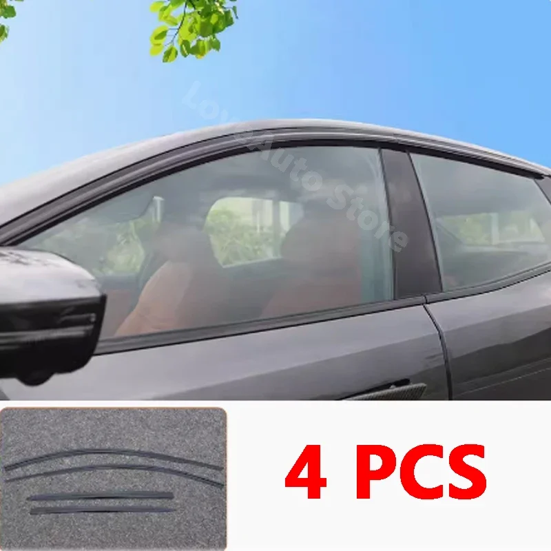 

Для Changan Deepal S07 S7 2025 2023 2024 Автомобильный оконный козырек, дверной дождевой солнцезащитный козырек, боковое окно, вентиляционная шторка, защита от солнца и дождя, аксессуары