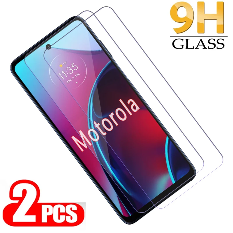 2-1Pc Glass For Motorola Moto G 22 10 20 30 31 40 41 50 51 60 S 71 8 9 Play Plus Power Cover Film For Moto G22 G10 Glass