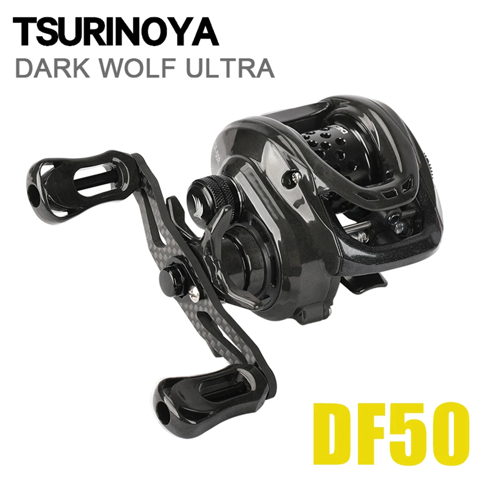 tsurinoya dark wolf df50 bfs finesse ultraleve carreteis de pesca 151g ajing carretel de arremesso de agua salgada para poleiro truta shad 01