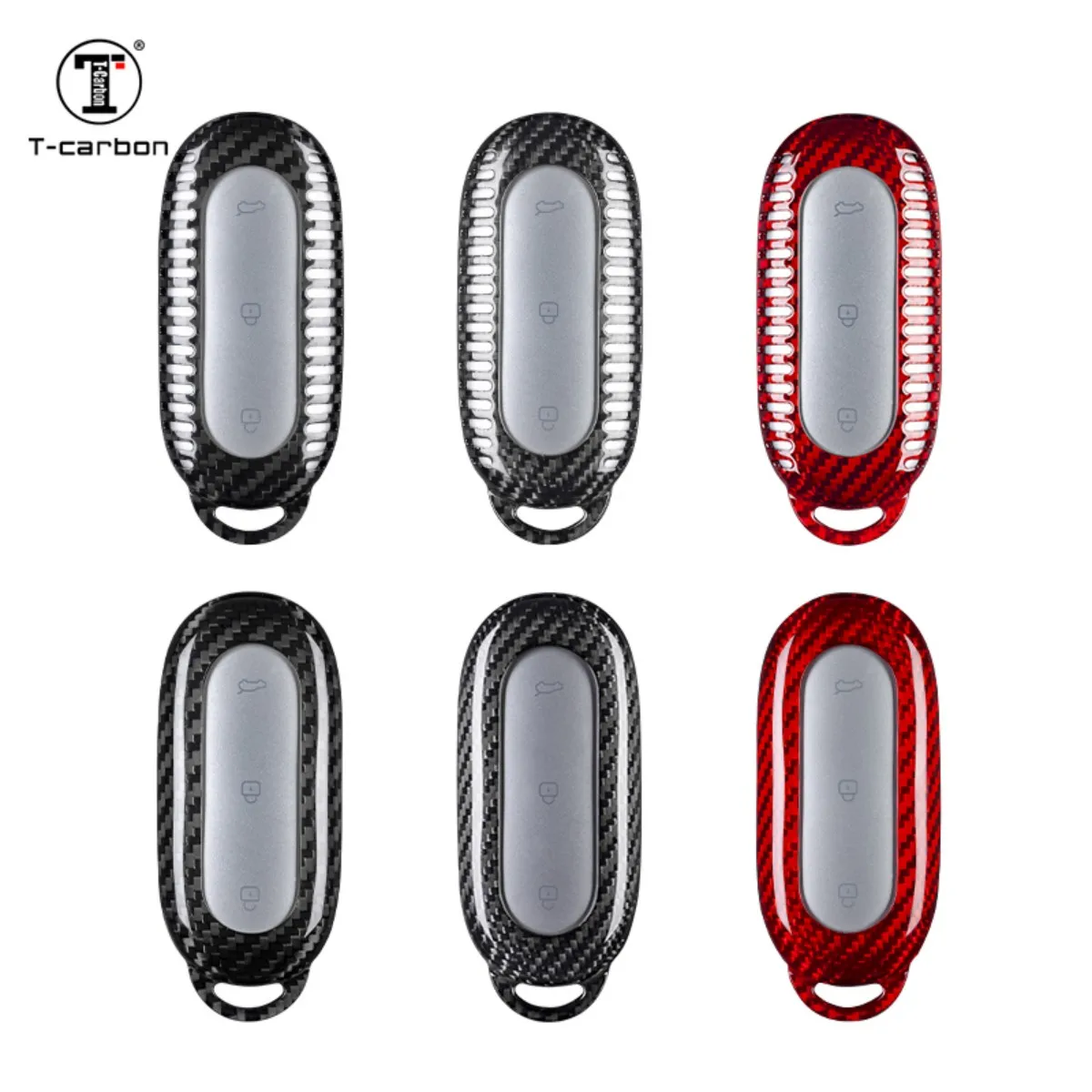 

Carbon Fiber Car Key Case For Lixiang L6 L7 L8 T-carbon Car Key Cover Interior Accessories