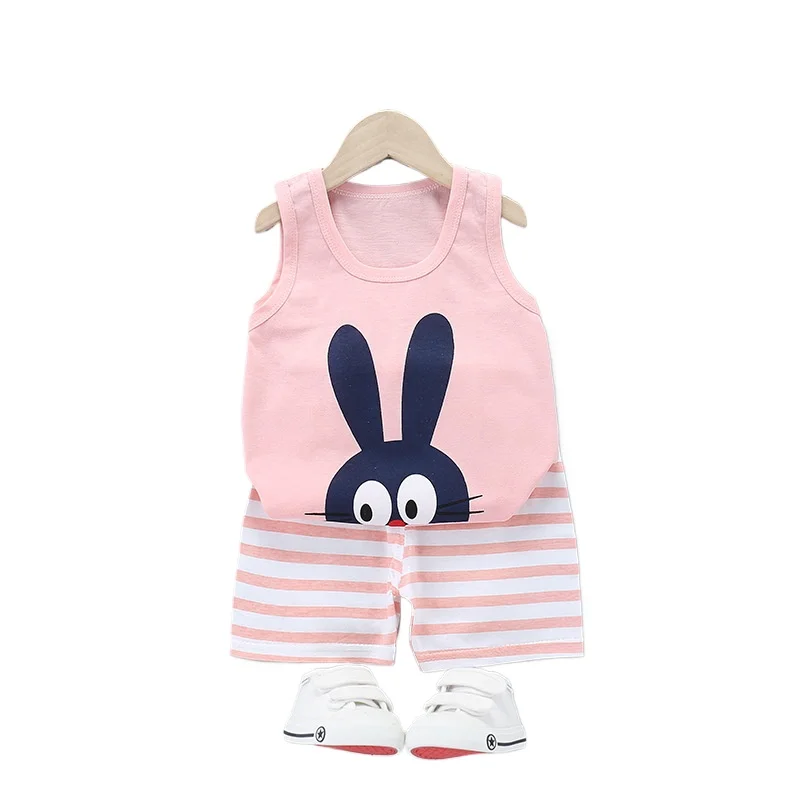 Hot Sale Baby Boy Clothes Brand Summer Kids Clothes Sets T-shirt+pants Suit Fish Printed Clothes Sport Suits Girls Outfits