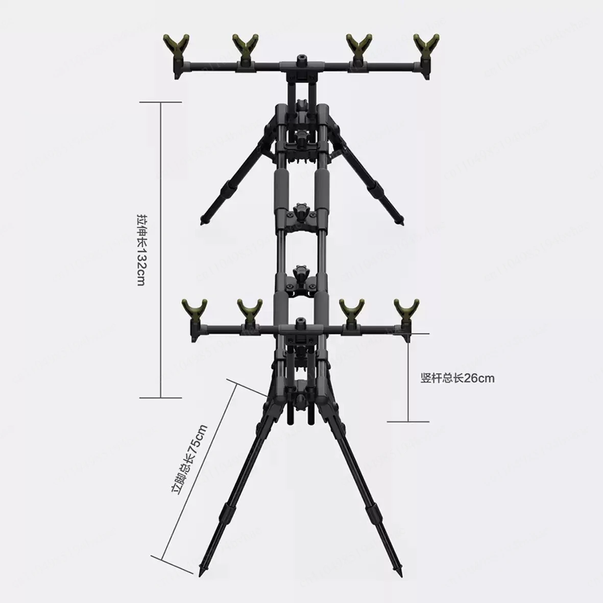 Cross-border fishing rod throwing bracket, sea pole bracket, far-cast warehouse fishing rack