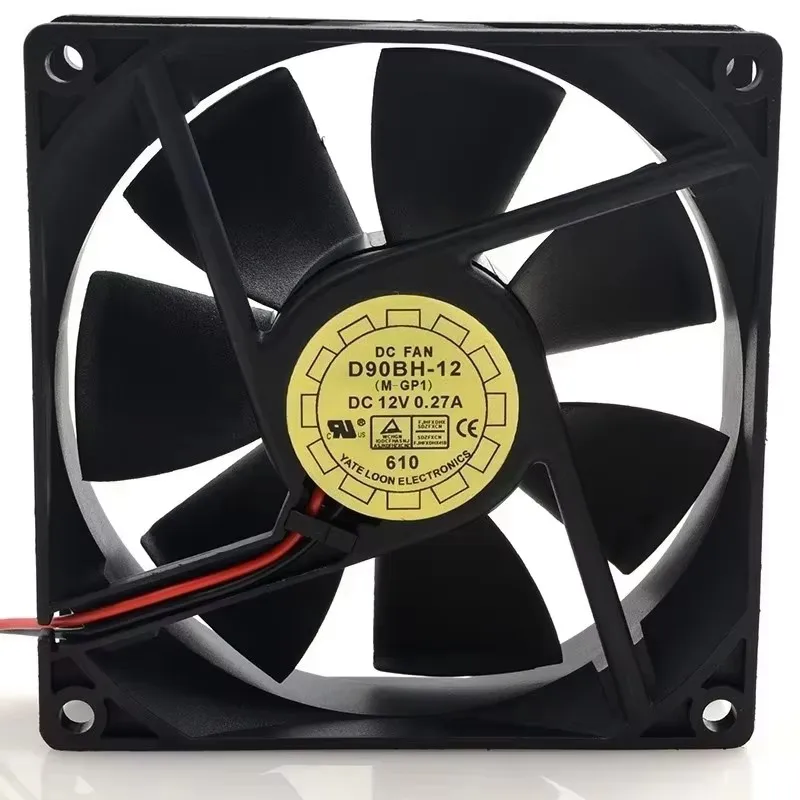 

Original 90 * 90 * 25MM 9CM D90BH-12 12V 0.27A UPS Workstation Integrated Machine Power Supply Cooling Fan