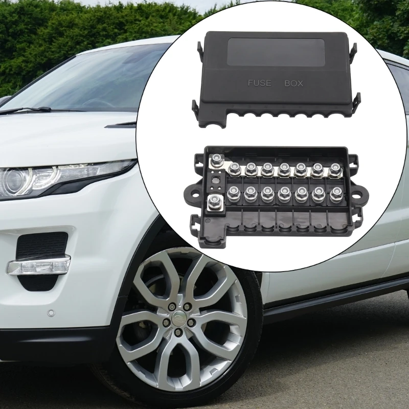 7 Way Car Midi Fuses Box Block Holder 15A～250A Fuses Holder Bolt On Fuses Type Power Distribution for Car Truck