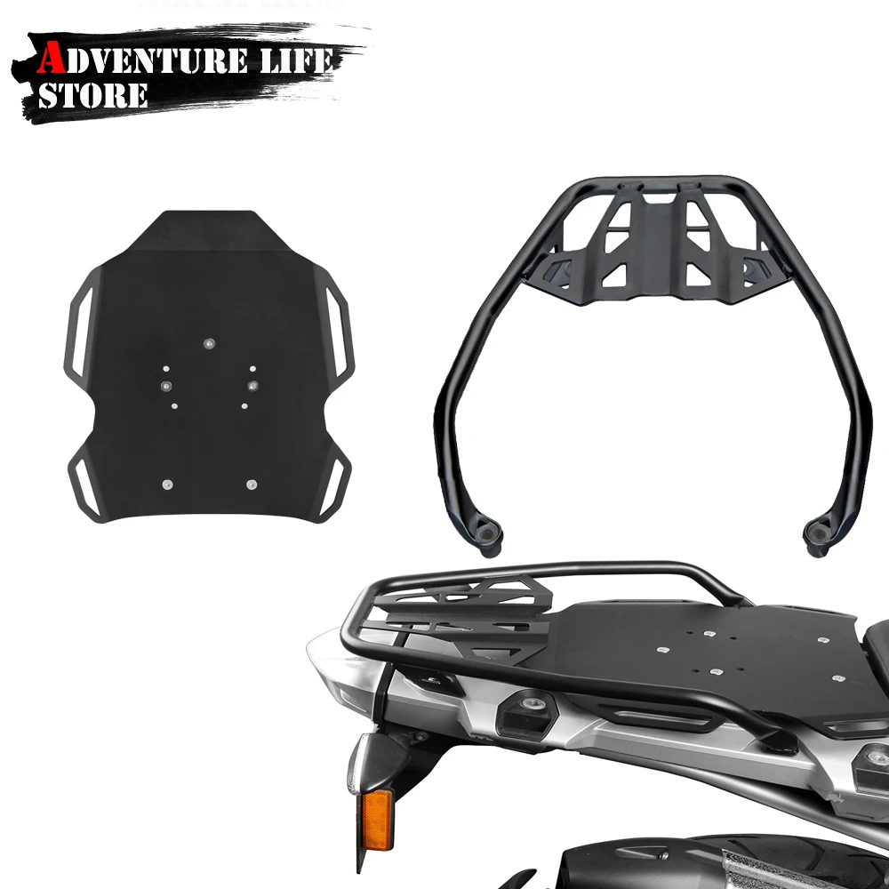 

For BMW R1200GS LC Adventure R1250GS ADV Rear Seat Area Covering Plate and Rack Pillion Luggage Rails Cover Carrier 2014-2023