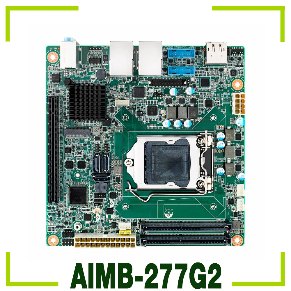 

AIMB-277G2 для Advantech Industrial компьютера 10gen, мини материнская плата, модель Q470E, размер 170 × 170 мм