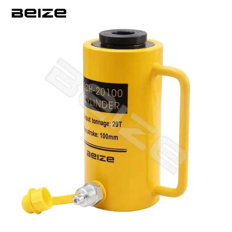 Hollow Hydraulic Cylinder RCH-20100 Hydraulic Jack with Tonnage of 20T, Work Travel of 100mm