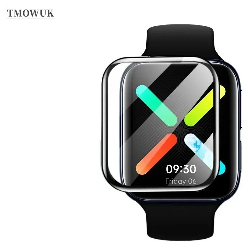 For OPPO Watch 2 3 4 Pro SE Free Band 2 42mm 46mm Static-Free PMMA Film, 3D Curved Edge.