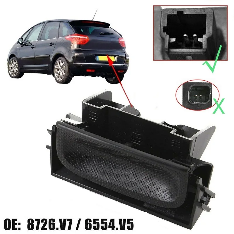 

Пластиковый черный переключатель багажника для C4 PICASSO 2006-2013