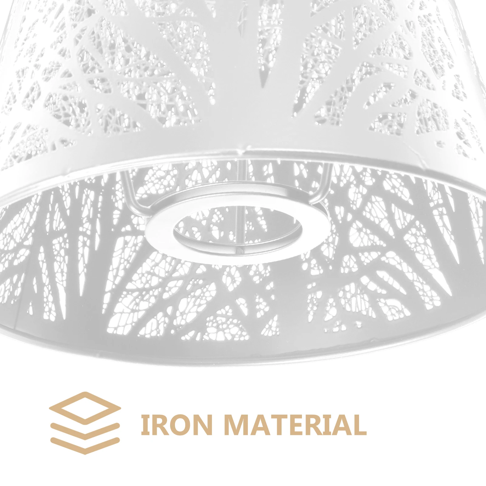 

1pc Lampshade For Bedside Table Floor Lamp E27 Bulb Cover Iron Art Decorative Shade Durable Soft Light Home Decor Lighting