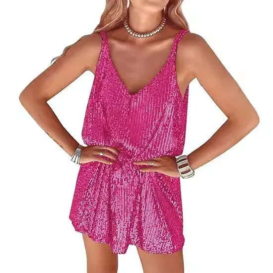 مثير فتاة حار V-ne Strapl نادي الدكتور الرغبة النقية التألق البوليستر منتصف الخصر Princ Sle محبوك الصيف الدكتور