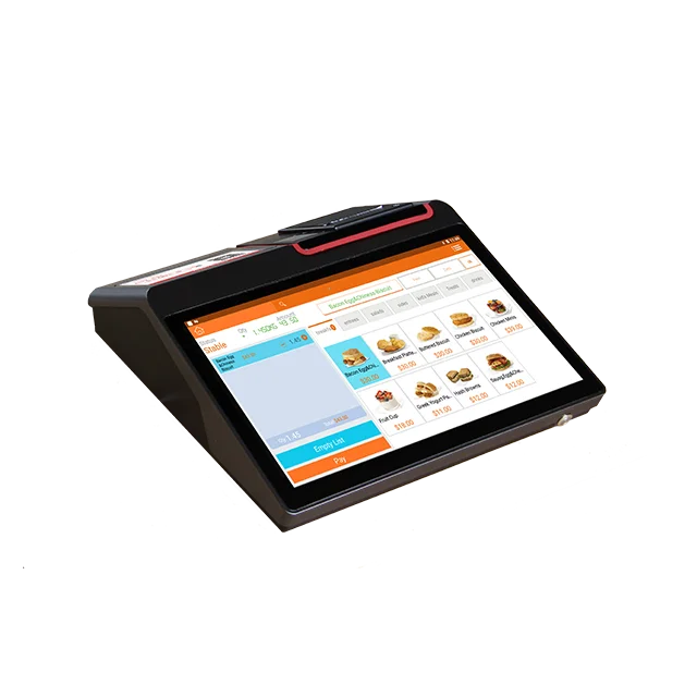 for HDD-A12Pro Customized 11.6 inch/12.5 Inch Full HD 1080P Android System Touch POS Machine For Sale with pos restaurant