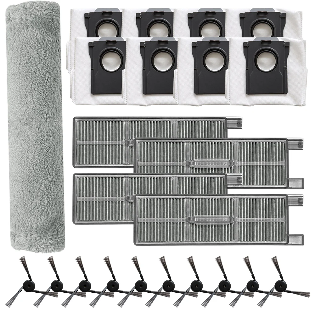 

1 Set Filter Mop Cloth Dust Bag Side Brush Kit For Mova Z5 /Z5Pro/Z50Ultra/Z50 Brush Filter Mop Cloth Bag Vacuum Cleaner Parts