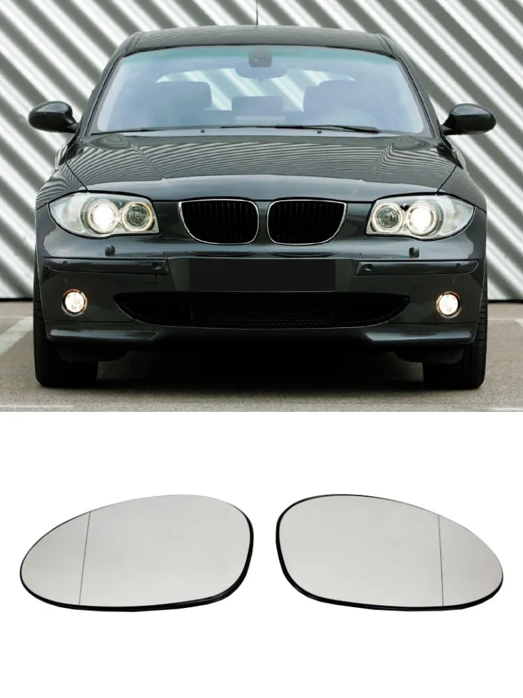 Side Rearview Mirror Heating Glass Heated Mirror Lens Fit For BMW E90 E91 E92 E93 E80 E81 E87 2004-2009
