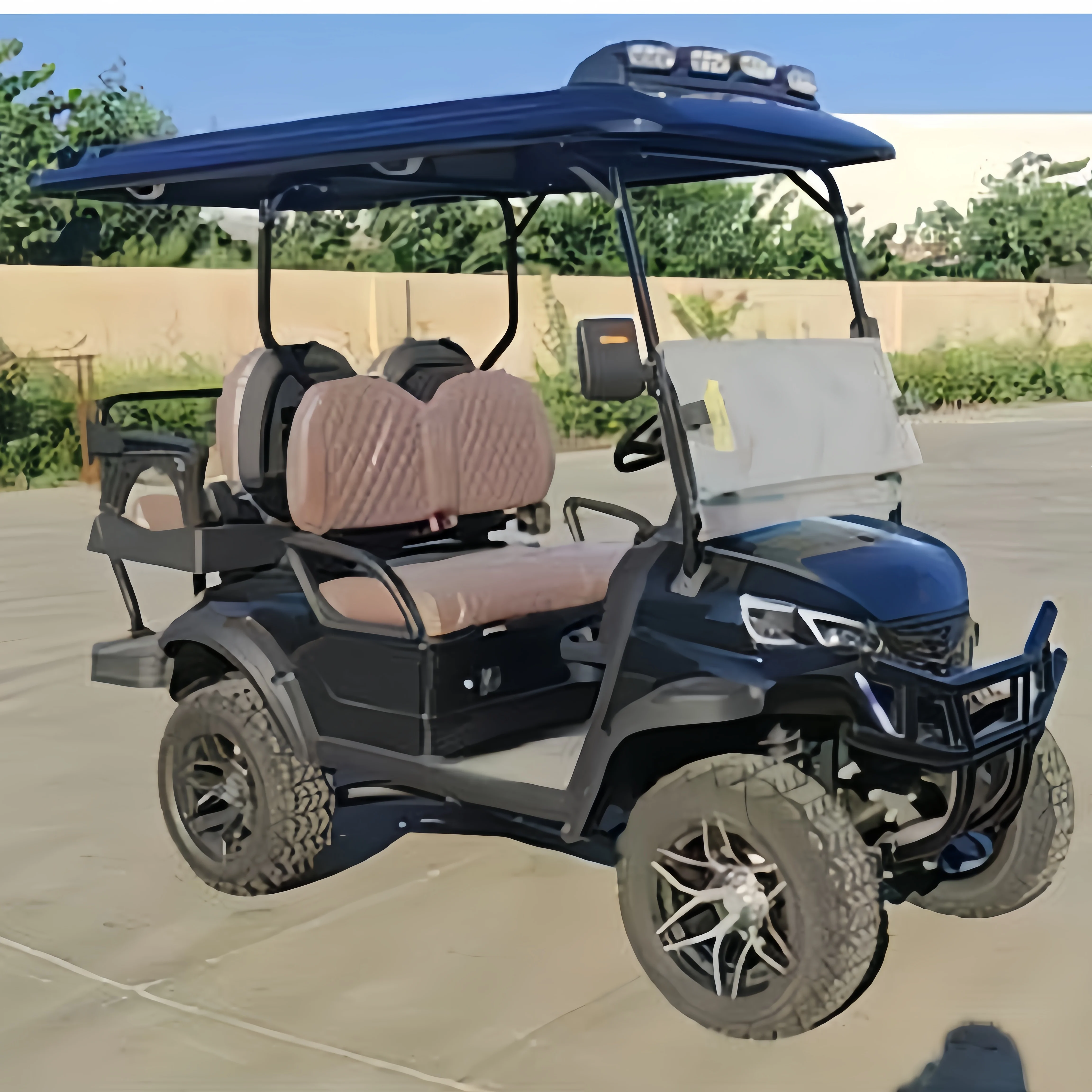 2024 High Quality Off-road Club 48V Cheap Electric Golf Carts 4 6 Seater Golf Buggy Price