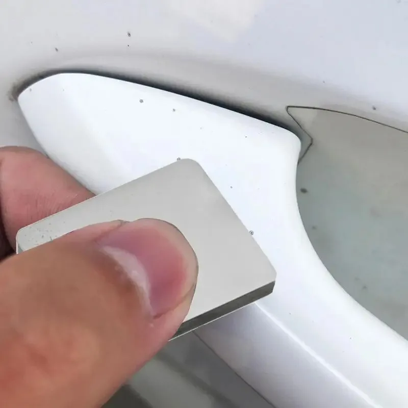 Herramienta raspadora de pegatinas, herramienta raspadora de pintura multifunción a prueba de herrumbre, producto de cuidado de coche antideslizante de alta resistencia para profesionales