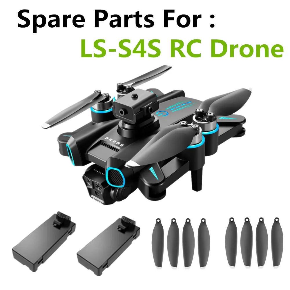 LS-S4S RC Drone Battery / Propeller Maple Leaf / For LS-S4S  Drone LS-S4S RC Drone Spare Parts LS-S4S Batteries