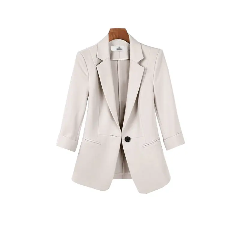 Ensemble assressentideux pièces pour femme, blazers décontractés, veste, pantalon slim, tenue professionnelle, coréen, élégant, été, nouveau, 2024