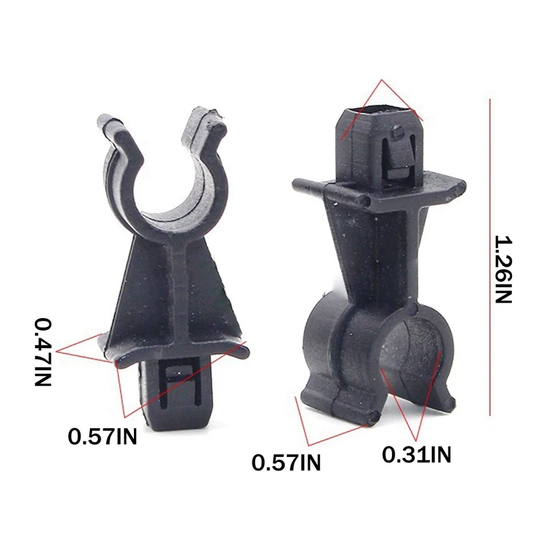 10 Set Retainer for Nissan Qashqai Dualis J10 Navara D40 Pathfinder R51 Bonnet Hood Support Prod Rod Clamp Clip Holder