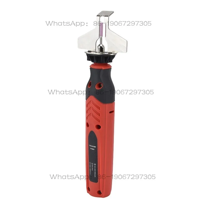 

Cordless Chainsaw Sharpener DC3.6V Cordless Handheld Sharpening Kit Red Chain Saw Sharpen Tool Set