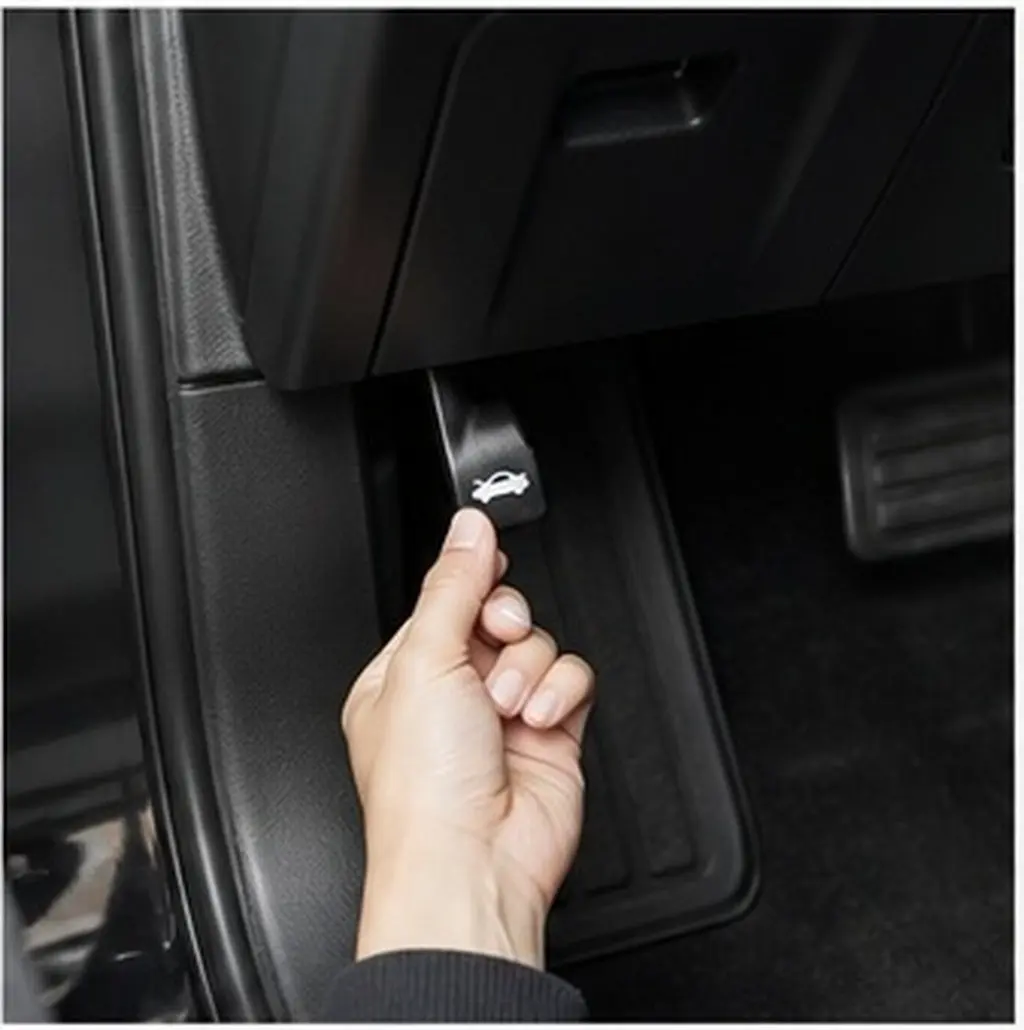 Engine Hood Release Cable Handle Lever Front Bonnet Cable Assembly High Strength Latch Kit Smooth Hood Open Compatible