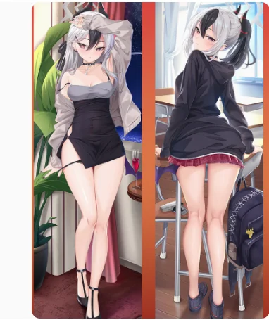 Anime Blue Archive- Onikata Kayoko Sexy Dakimakura Hing Body Pillow Case Cover Pillowcase Cushion Bedding Xmas Gifts SF 1
