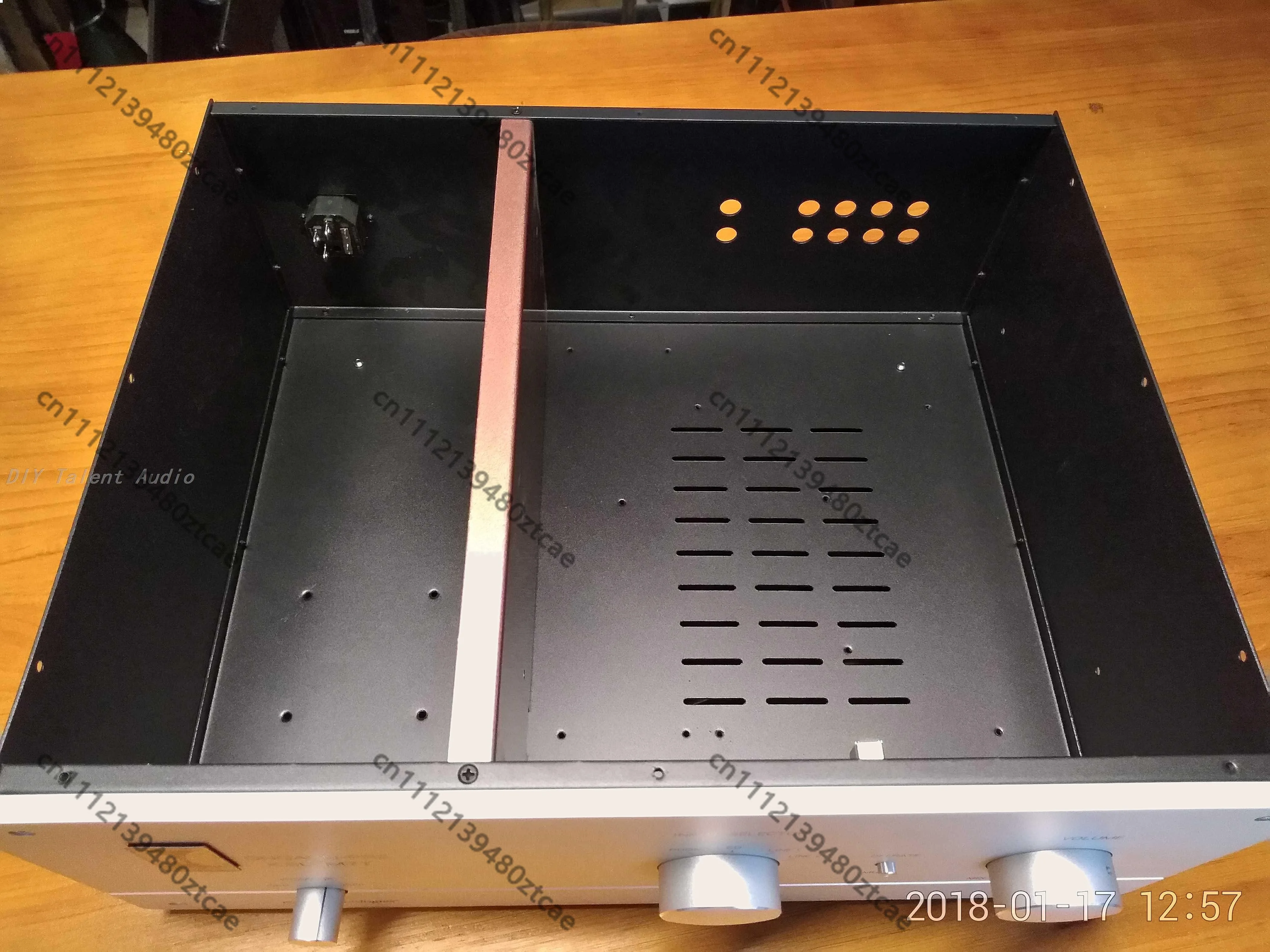 New Arrival Large Capacity Aluminum & Iron Audio Amplifier Chassis DIY Enclosure Box