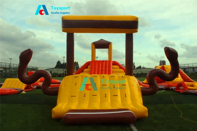 Water Floating Park Games Obstacle Course Inflatable Bounce Sea Park