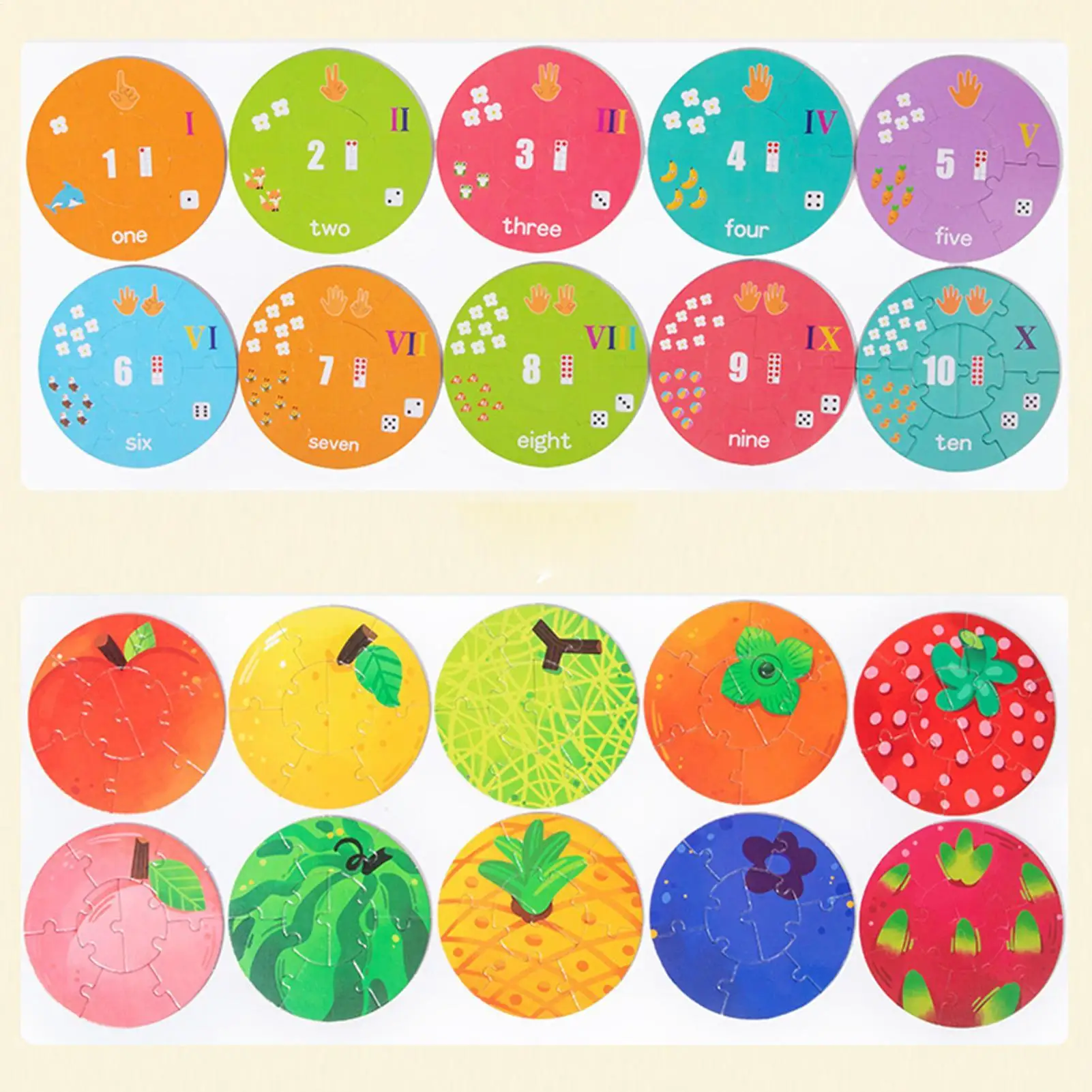 Alphabet-Puzzle für Kleinkinder, Alphabet-Zahlen-Puzzles, Lernspielzeug, doppelseitiges Zählen, Rechtschreibung, passendes Spiel für Kinder